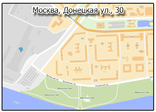 Схема проезда